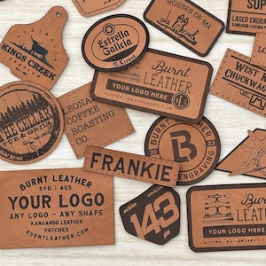 Leather Patches For Hats Beanies and Gifts Quality image 1