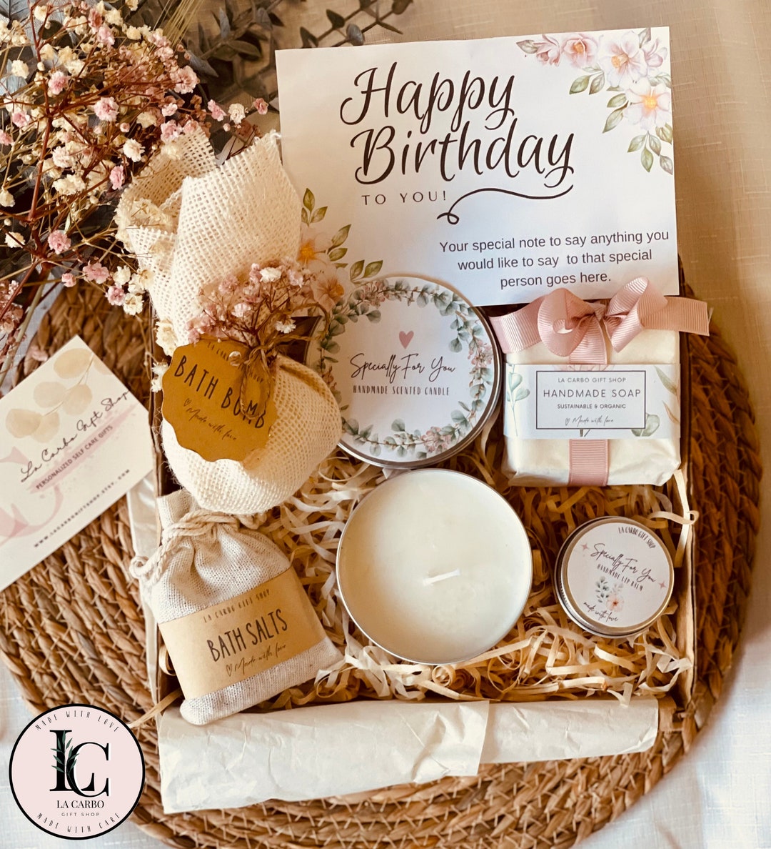 Personalised Birthday Gift Box Beautiful Gift for Women Etsy Australia