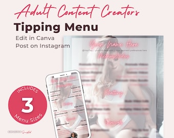 Adult Content Creator Tip Menu, F4M, Onlyfans Tip Menu, Onlyfans Content Ideas, Fansly Menu, Twitch Cam Girl Menu
