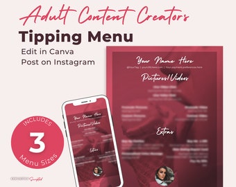Adult Content Creator Tip Menu, F4M, Onlyfans Tip Menu, Onlyfans Content Ideas, Fansly Menu, Twitch Cam Girl Menu, Reddit Ideas