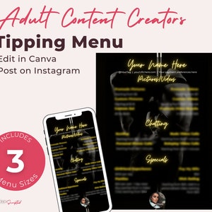 Adult Content Creator Tip Menu, F4M, Onlyfans Tip Menu, Onlyfans Content Ideas, Fansly Menu, Twitch Cam Girl Menu, Reddit Ideas