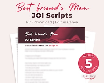 Onlyfans Best Friend's Mom JOI Script, 5 Scripts, Adult Creators, J*ck Off Instructions, Onlyfans Content Ideas, Twitch Cam Girl, Fansly