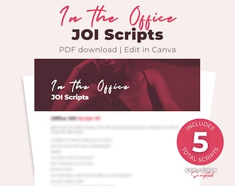 Onlyfans Office JOI Script, 5 Scripts, Adult Content Creators, J*rk Off Instructions, Onlyfans Content Ideas, Twitch Cam Girl, Fansly ideas