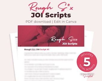 Onlyfans Rough S*x JOI Script Bundle, Onlyfans Ideas, Adult Industry Scripts, Onlyfans content, Twitch Camgirl Snapchat Fansly Scripts, F4M