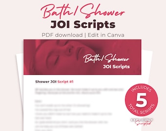 Onlyfans Bath/Shower JOI Script, 5 Scripts, Adult Creators, J*ck Off Instructions, Onlyfans Content Ideas, Twitch Cam Girl, Fansly, Reddit