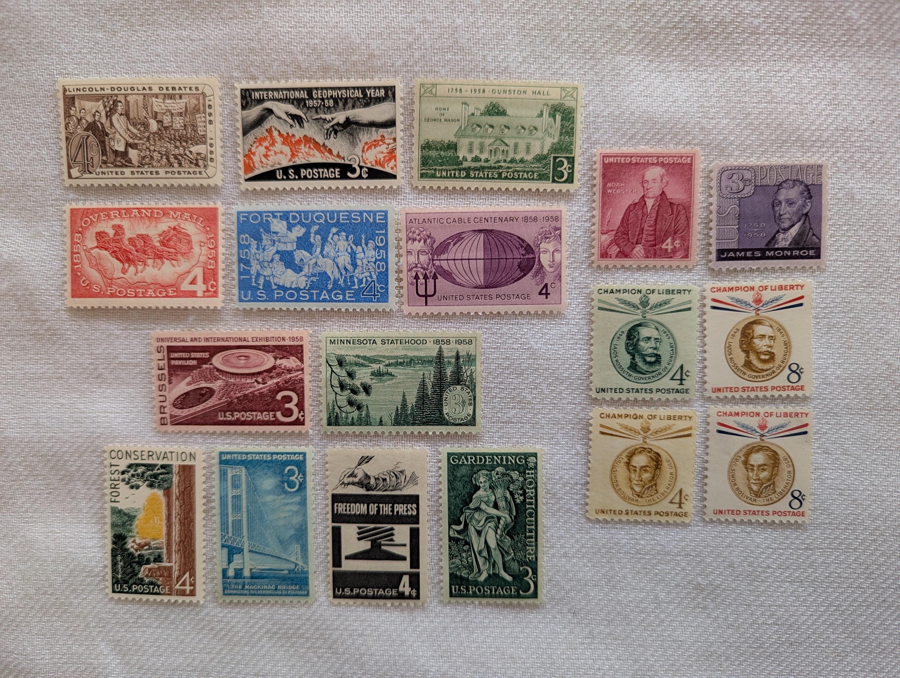 Lincoln stamp set - Etsy 日本