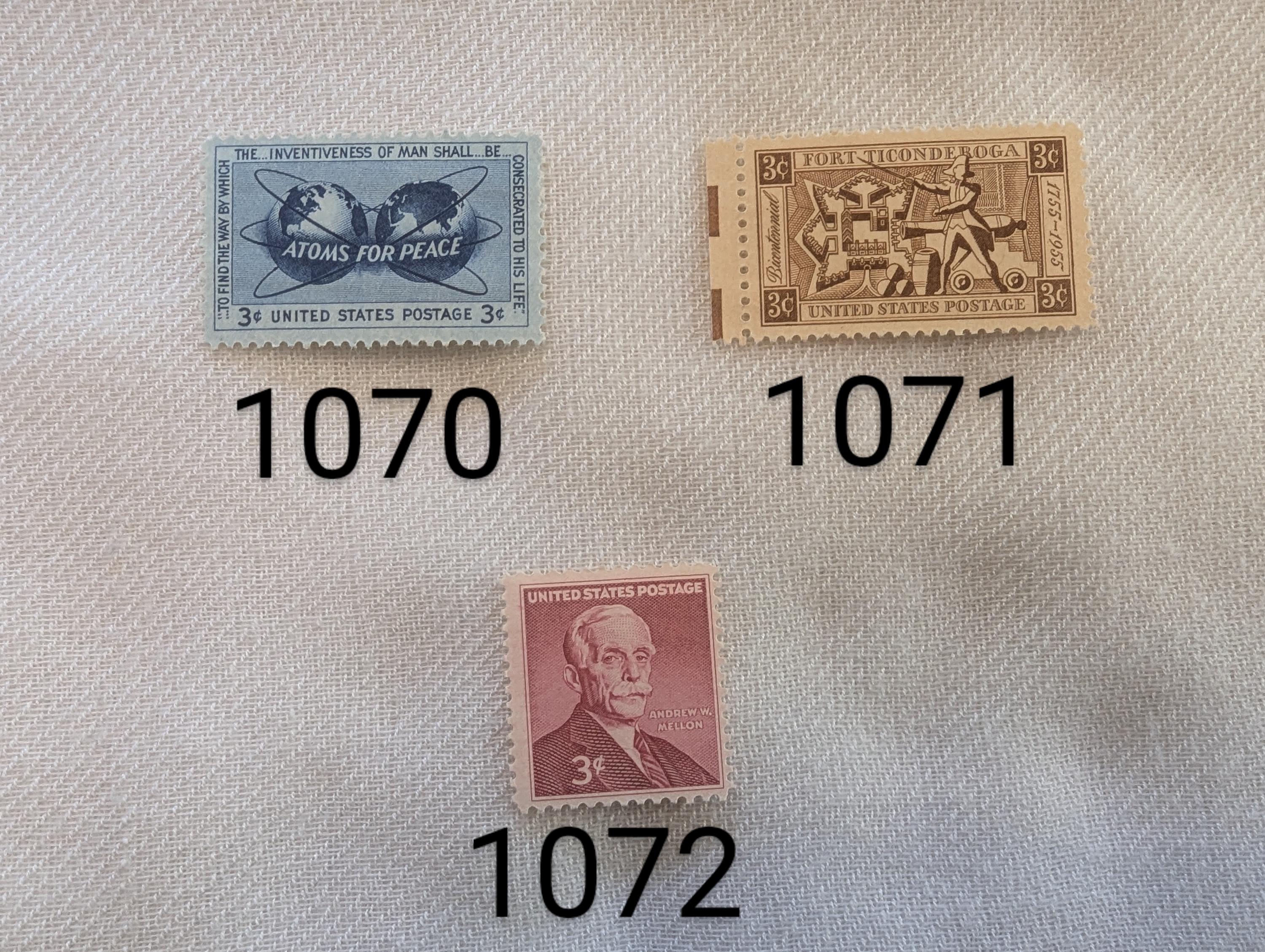 1955 年 MNH 米国記念切手 - 単品またはセット! - Etsy 日本