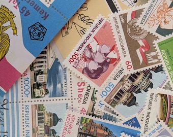 Assorted 1990 MNH Indonesian Postage Stamps - Sold as Singles or Sets!