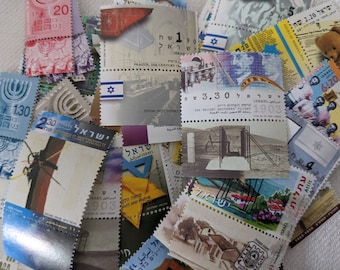 Assorted 2003 MNH Israel Postage with Tabs