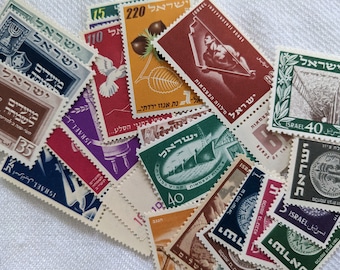Early MNH Israel Postage (1949-1953) - Sold as Singles!