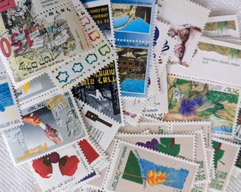 Assorted 1993 Israel Postage Stamps With Tabs - Sold as Individuals or Sets