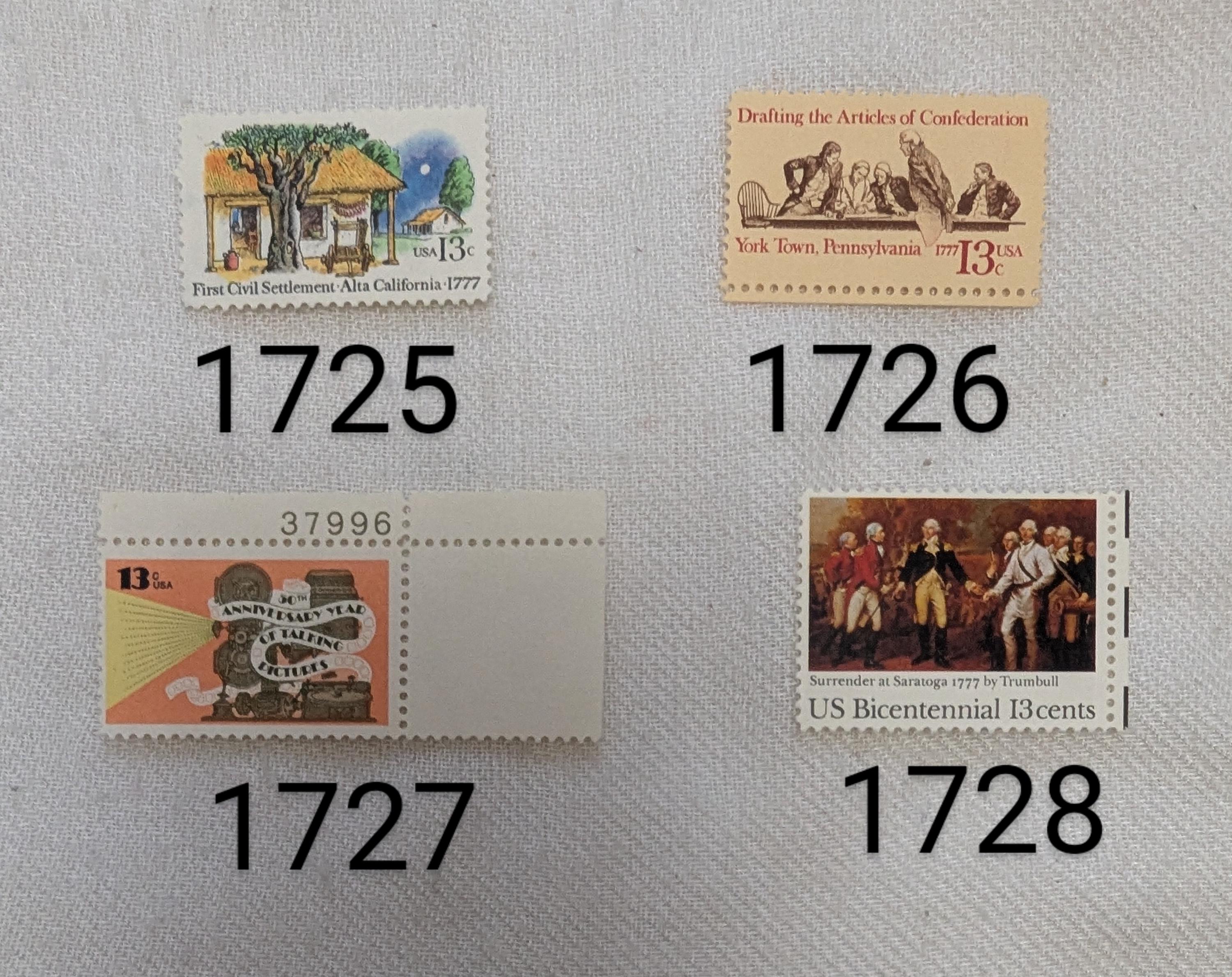 1977 年 MNH 米国記念切手 - 単品で販売! - Etsy 日本