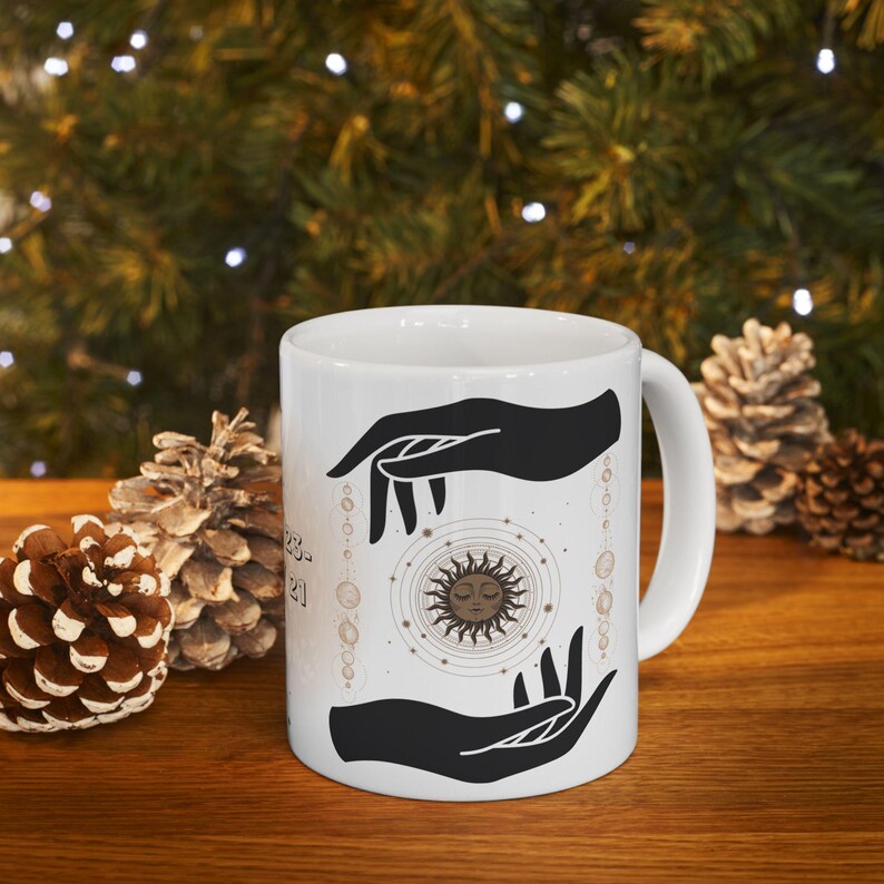 11oz & 15oz White Scorpio Zodiac Birthday Ceramic Mug, Just Because