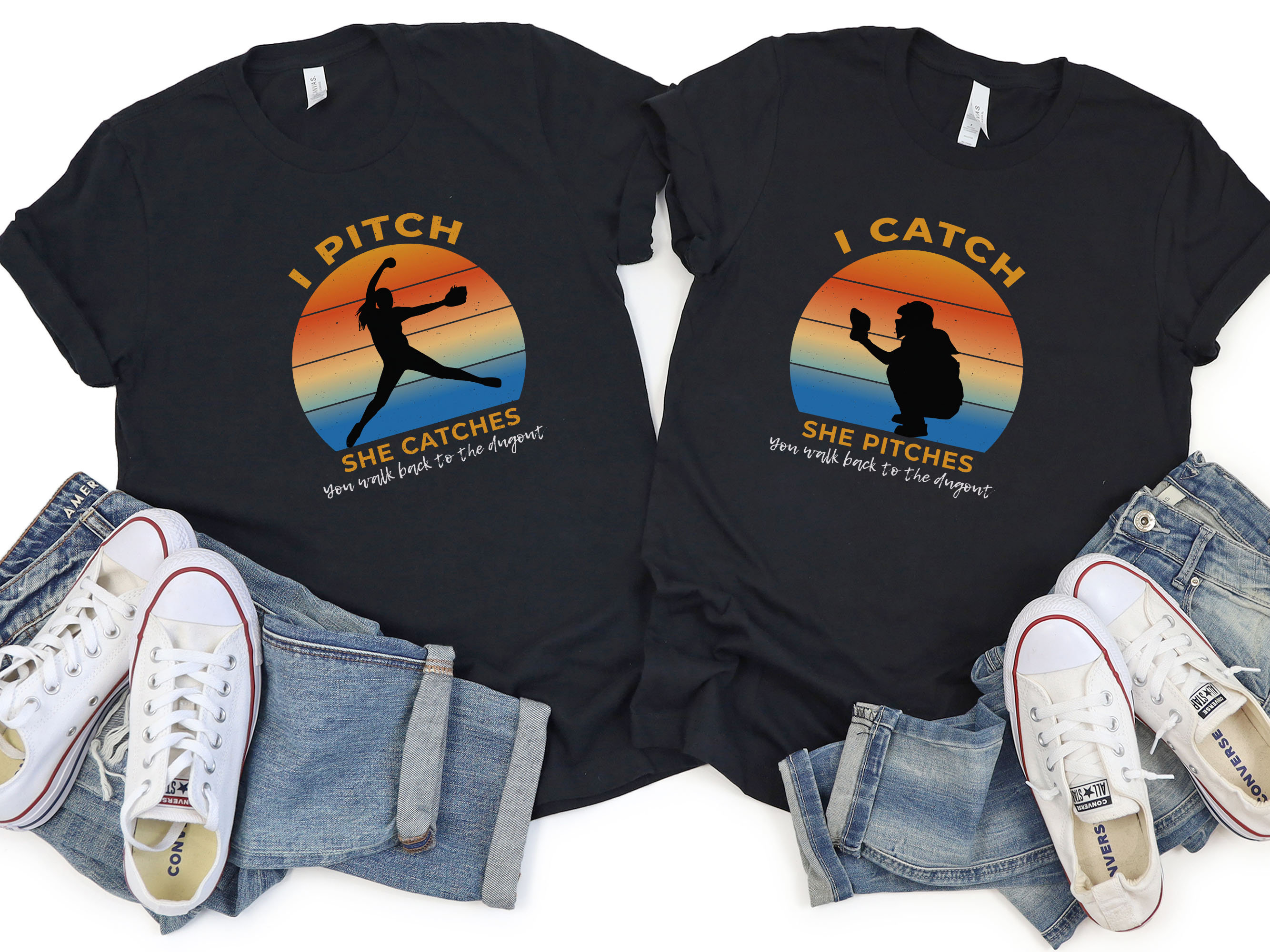 Softball Shirt, Pitchers and Catchers Shirt, Matching Softball Shirts
