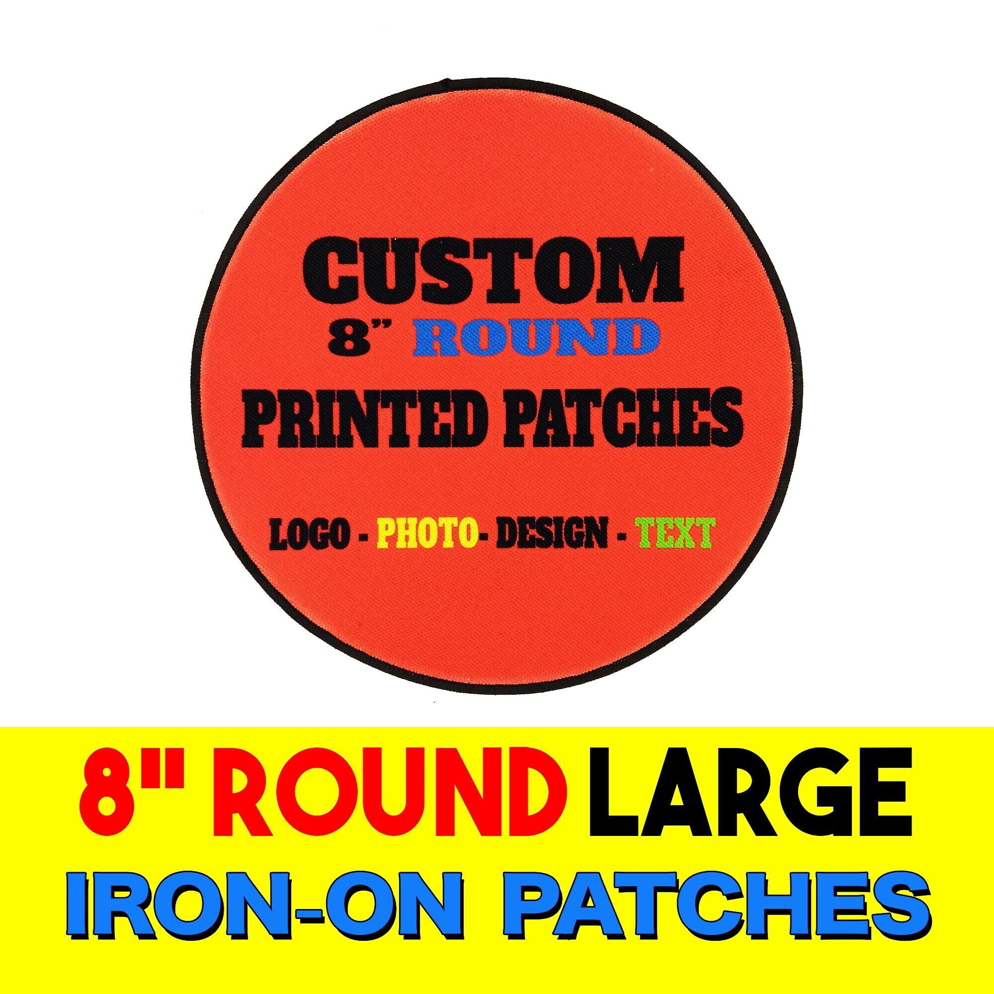 Custom Embroidered Patch, Custom Embroidery Patch, Name Patch, Iron on  Patch, Embroidered Patch, Backpatch, Logo Patch, Applique Patch 