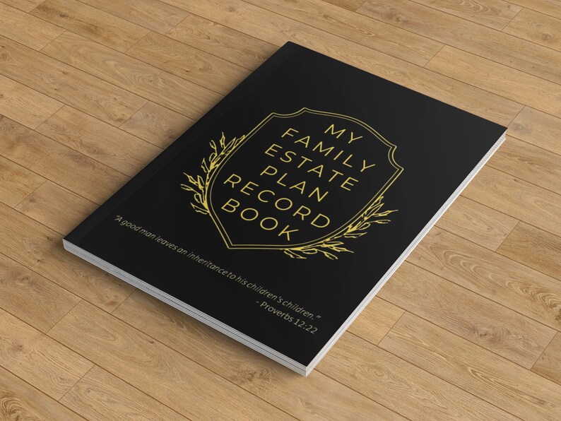 The Musthave Estate Planning Record Book for Every Family Etsy