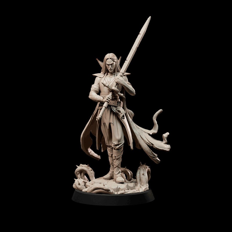 Male Elf Ranger Miniature - Etsy