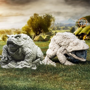 Frog, Amphibian, Toad, Giant, Gaping Mouth, Monster, Large Sized Miniature - 25/28/32mm Fantasy Miniature