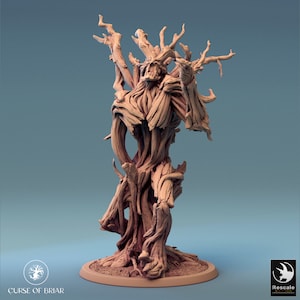Lignar, Treant, Male, Evil, Ent, Fey, Briar, Elemental, Huge Figure, Construct, Monster, Tree - 3 Versions 25/28/32 Fantasy Miniature