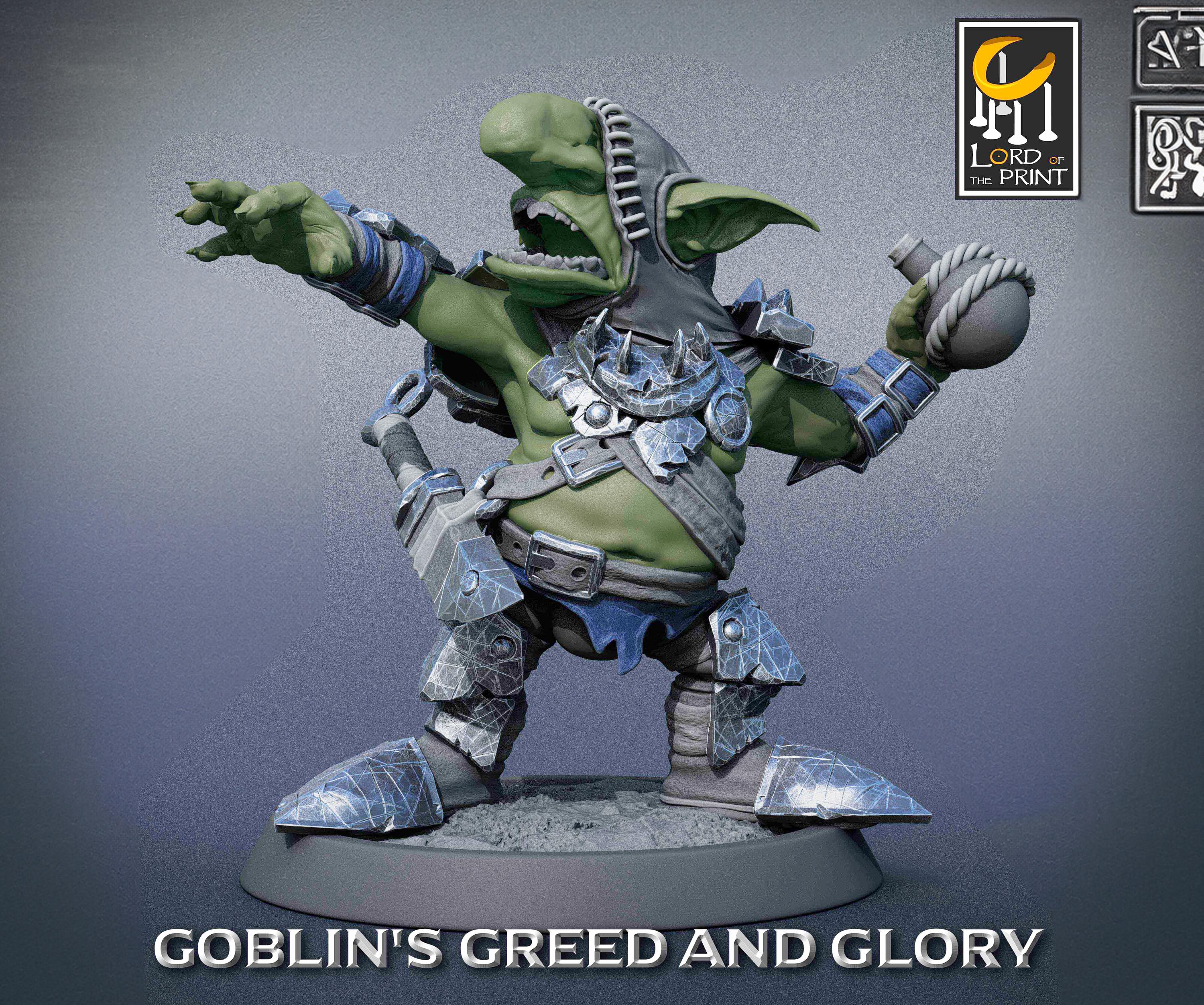 Goblin, Humanoid, Goblins Greed & Glory, Unpainted, Alchemist