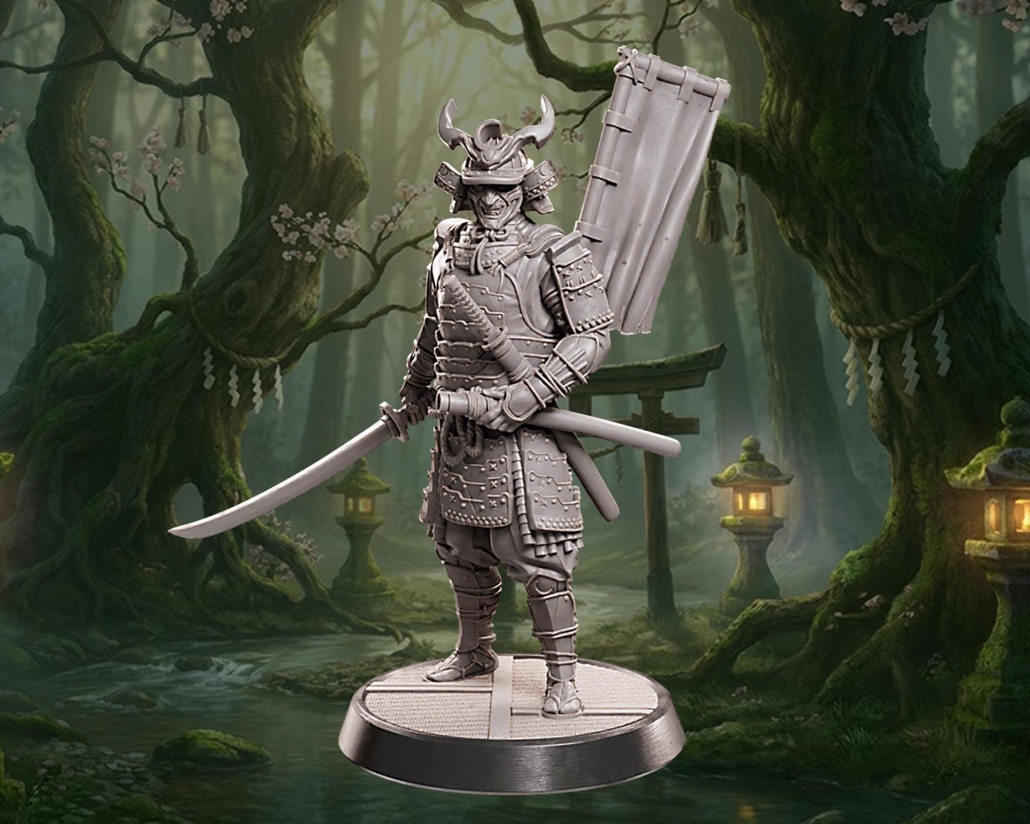 28mm Samurai Banner - Etsy