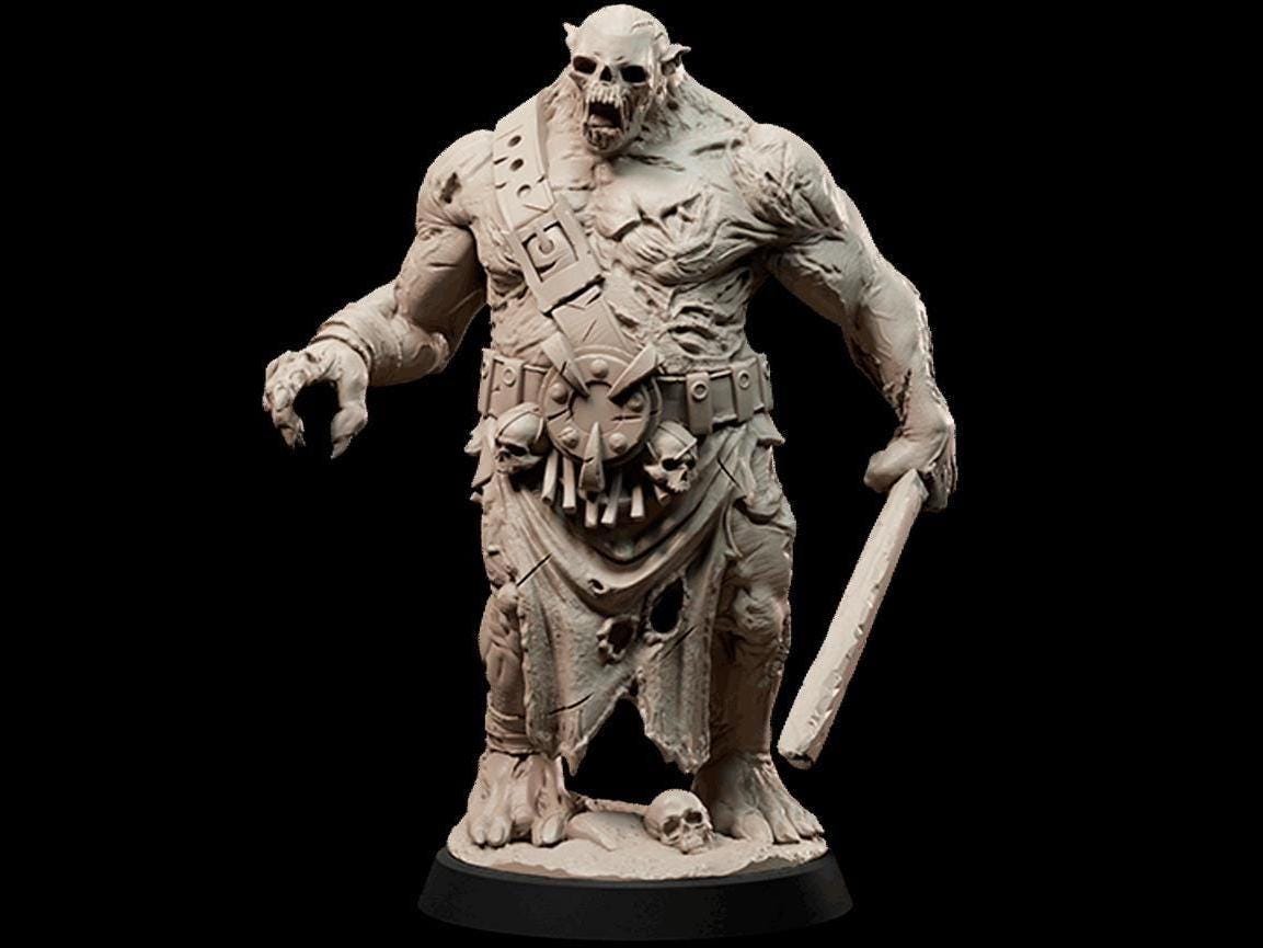 Bugbear, Big Human, Undead, Zombie, Maul, Skull, Flesh, Hunting