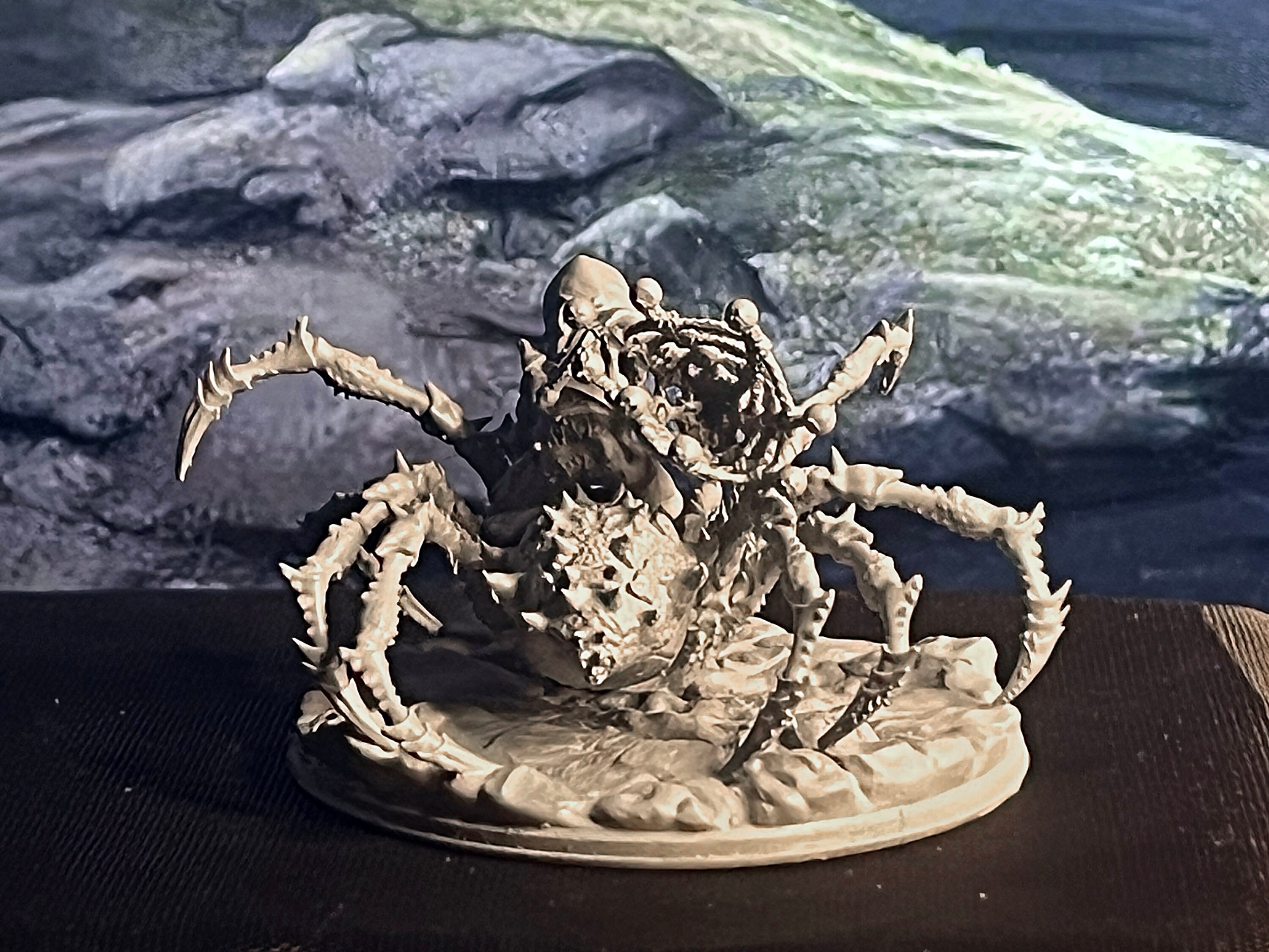 Spider Riders Dagger Goblin Spider Rider, Netter, Large Spider, Leather Armor, Throwing Net ...