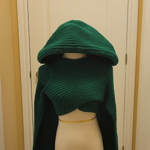 Fantasy Hooded Shawl: Cosplay Shawl/wrap PDF CROCHET PATTERN