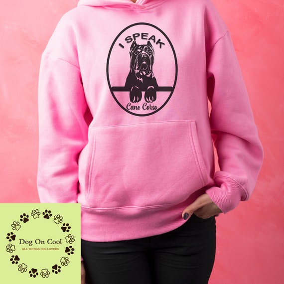 I Corso Crewneck Sweatshirt or Hoodie, Cane Corso