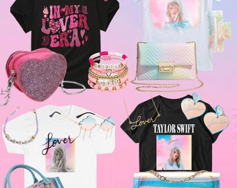 Taylor Swift Lover Gift Box - Teeshirt, Purse, and Two Accessories