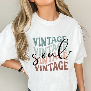Vintage Soul Retro Shirt, Boho Vibes Tee, Trendy Womens T-Shirts, Vintage Soul, Old Vibes Shirt, Hippie Soul, Unisex Short Sleeve Tee