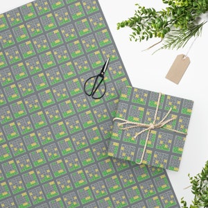 Valentine&#39;s Day Adult Naughty Wordle Puzzle Word Play Wrapping Paper | Sexy Gift Wrap for Couples | Unique Romantic Wrapping Paper