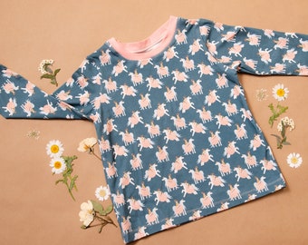 Organic Cotton Long Sleeve Princess T-Shirt | Additional Prints Available