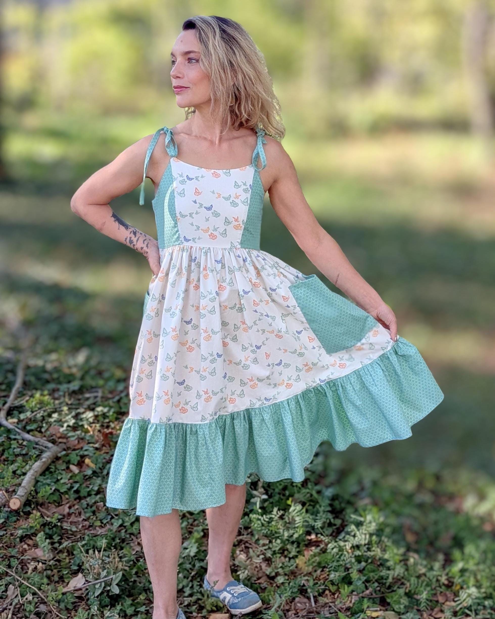 Iris Dress & Top Sewing Pattern | US Sizes 0-20 | Beginner-friendly ...