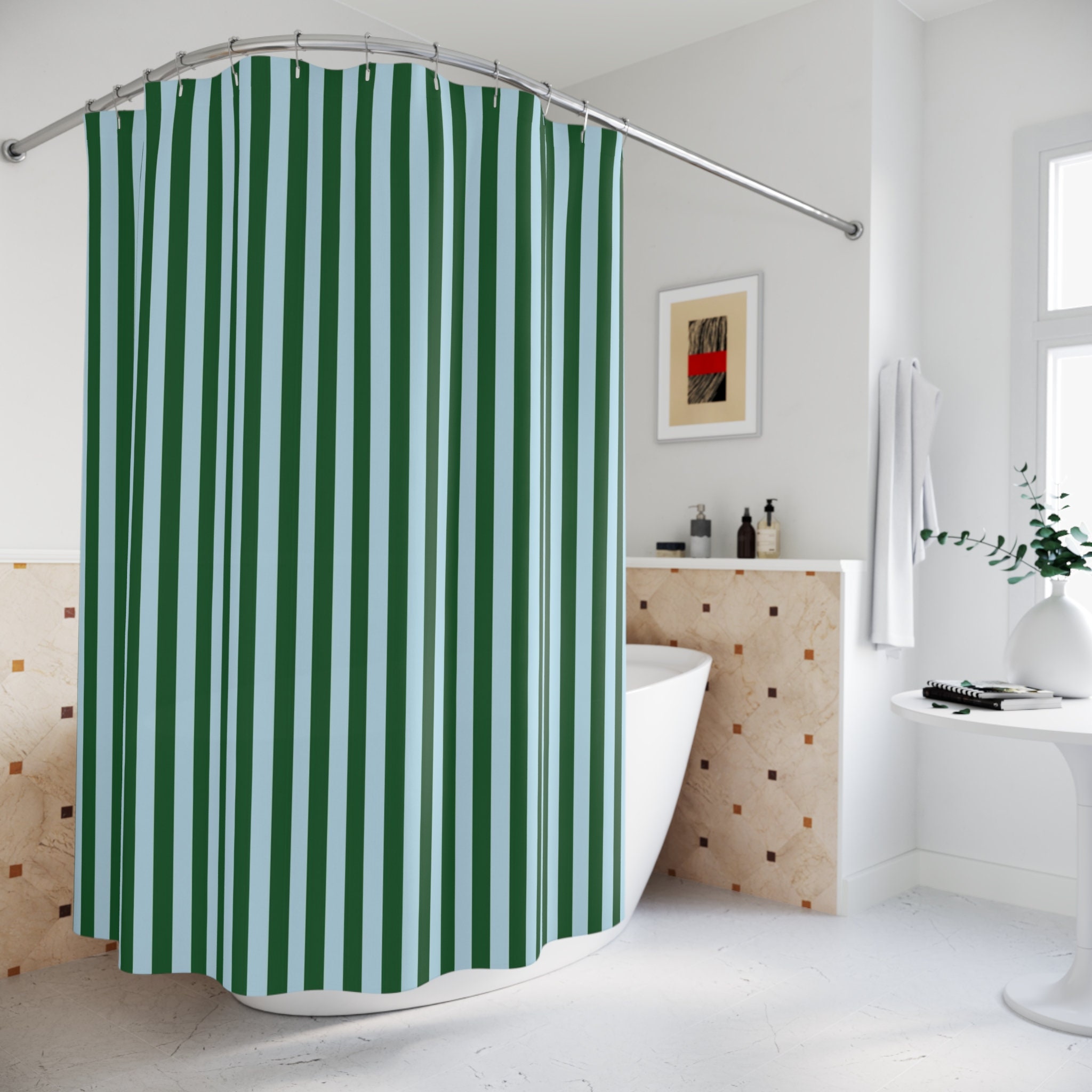 Sitemapcdatahttpabckniqoocomgreen Striped Shower Curtainnull