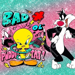 Diseño PNG inspirado en el envoltorio de tatuajes Bad Ole Puddy inspirado en vaso de 20 oz