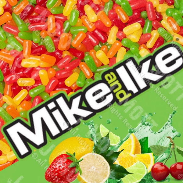 Mike and ike 20oz skinny tumbler wrap png