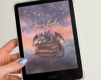 Tela de bloqueio personalizada do Kindle: Baby Dragon em livros – compatível com Kindle Paperwhite, Basic e Kindle Colorsoft