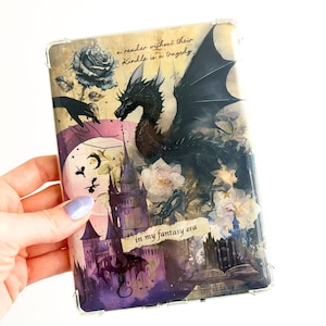 Fantasy Era Kindle Insert - Mystical Dragons and Enchanting Fantasy Design for Clear Cases | Paperwhite, Basic, Colorsoft | Fantasy Lovers