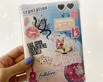Wkładka do przezroczystego etui Kindle inspirowanego Swiftie – modele Kindle Paperwhite, Basic, Colorsoft, Oasis, Scribe