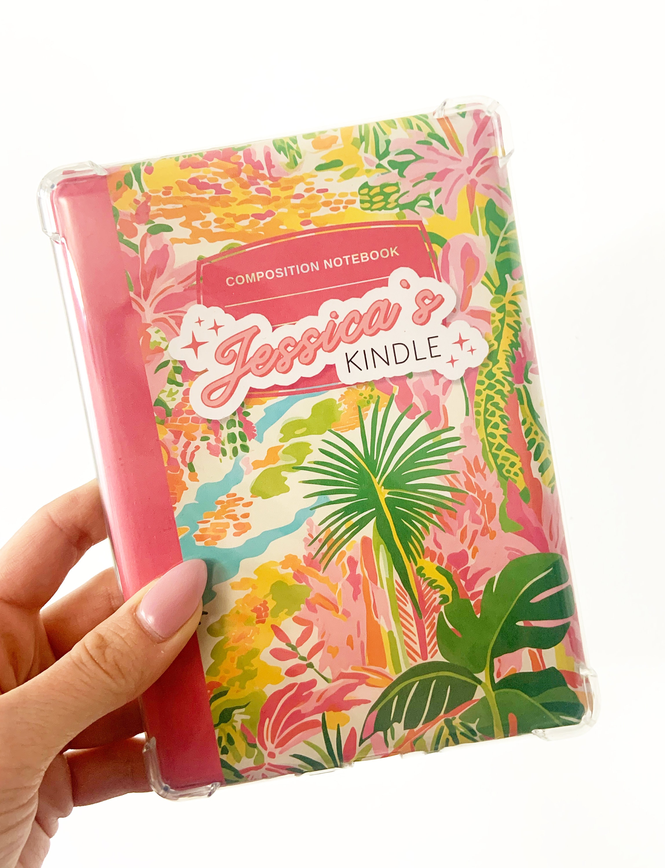 PERSONALIZED Kindle Clear Case Insert PRINTABLE and Customizable for ...