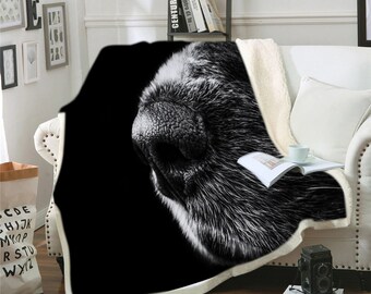 Customized Pet Photo Blanket | Personalized Blanket | Pet Lover Gift | Dog Blanket| Cat Blanket