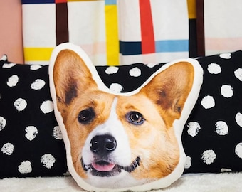 Customized Pet Photo Pillow | Personalized Pillow | Pet Lover Gift | Custom shaped pillow | Dog Pillow | Cat Pillow | Pet Lover Gift