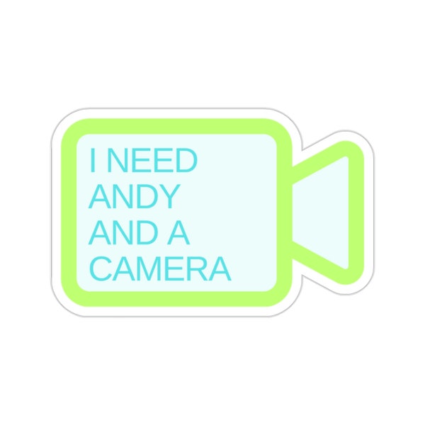 Bravo Sticker, I Need Andy and a Camera, Andy Cohen Sticker, Real Housewives Sticker