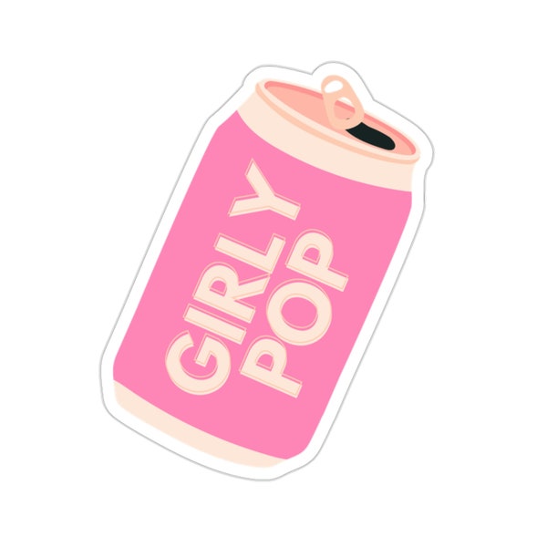 Girly Pop Sticker, Cute Sticker, Soda Pop Sticker, Girly Pop Creative