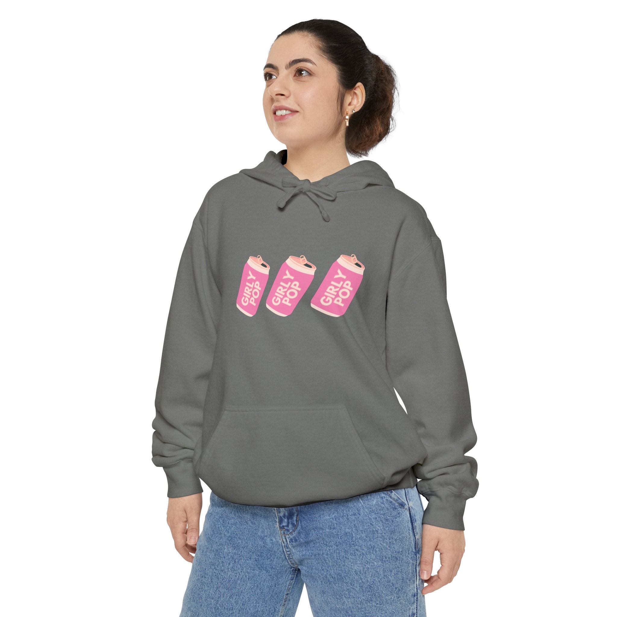 Girly Pop Comfort Colors Hoodie Sweatshirt Girly Pop Soda Pop Girly Pop Creative