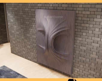 Parametrische muurkunst, houten wandpaneel, esthetiek parametrisch ontwerp, moderne houten wandpanelen voor interieur, digitaal bestand