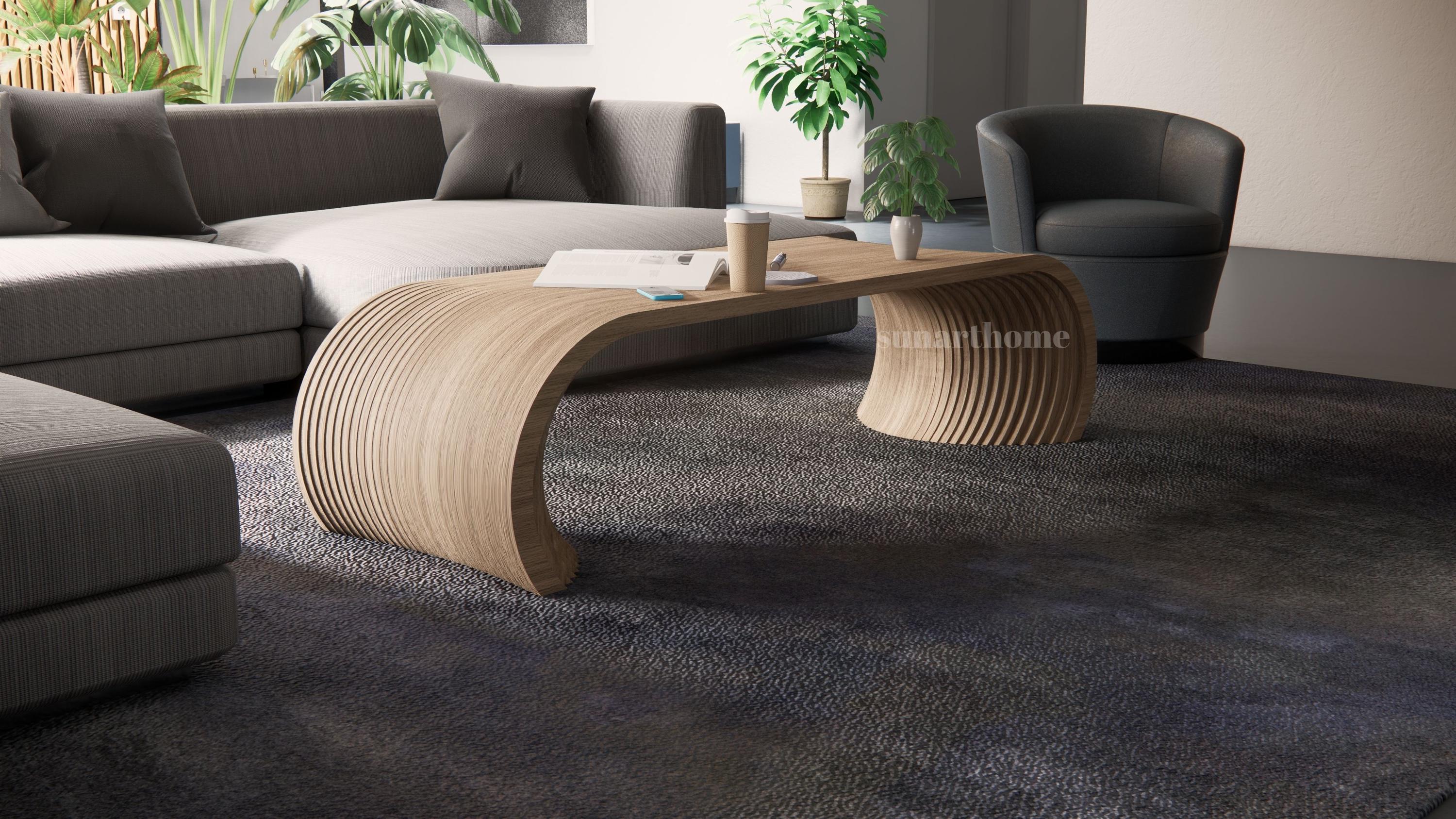 Parametric Coffee Table, Modern Parametric Table, Organic Curves ...