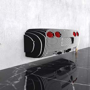 Parametric Car Wall Art, Wavy Wooden Laser Cut Decor, Parametric wall art ,Car Model Wall Decor Cut Files, Instant Download, Car Model 13