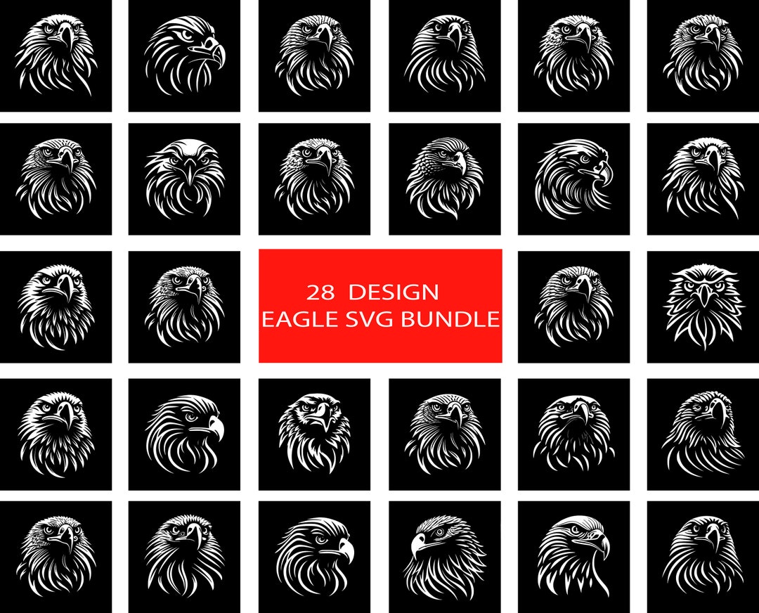 Eagle SVG Bundle Eagle PNG Clipart Eagle Svg Cut Files for - Etsy
